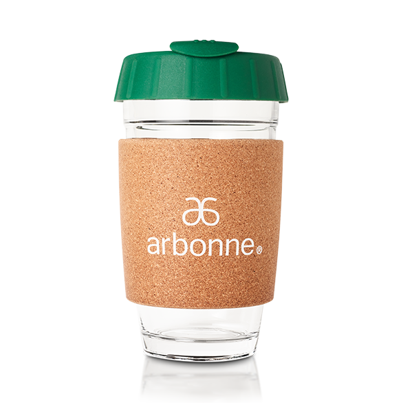 Travel shop glass mug