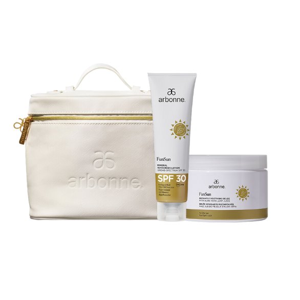 Arbonne gold bag sale