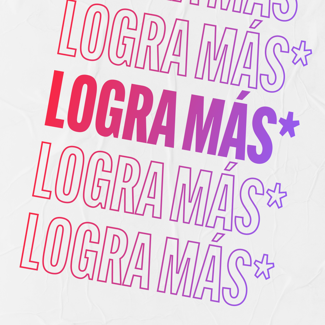lograr más*