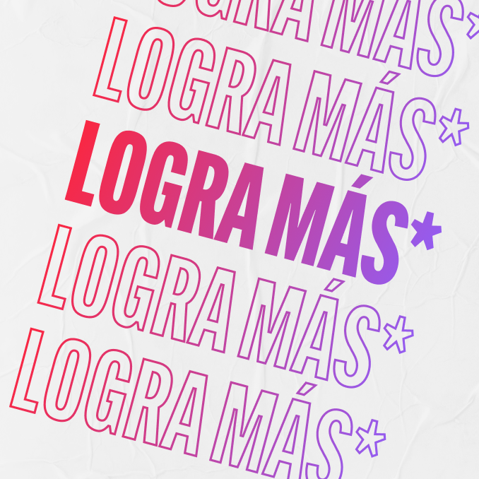 lograr más*