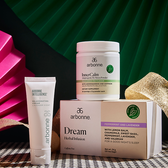 Holiday Calming Embrace Bundle | Shop-All/Nutrition/Dream-Tea | Arbonne